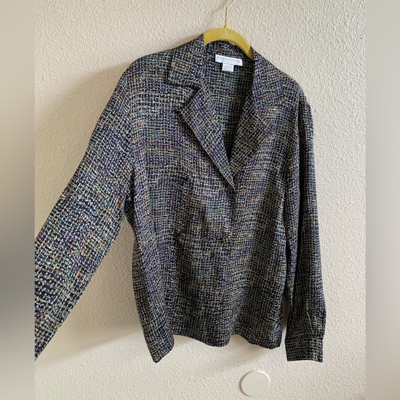 Doncaster 100% Silk Blouse 🌴 - Picture 2 of 6